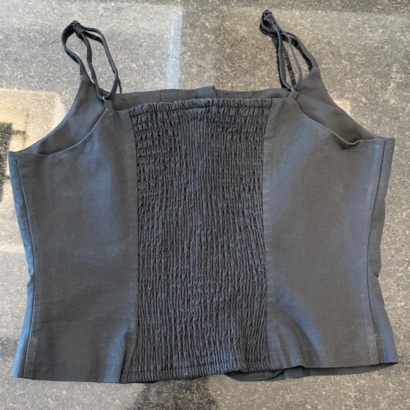 a new day Black and Cream Button-Down Camisoles - Picture 6 of 9